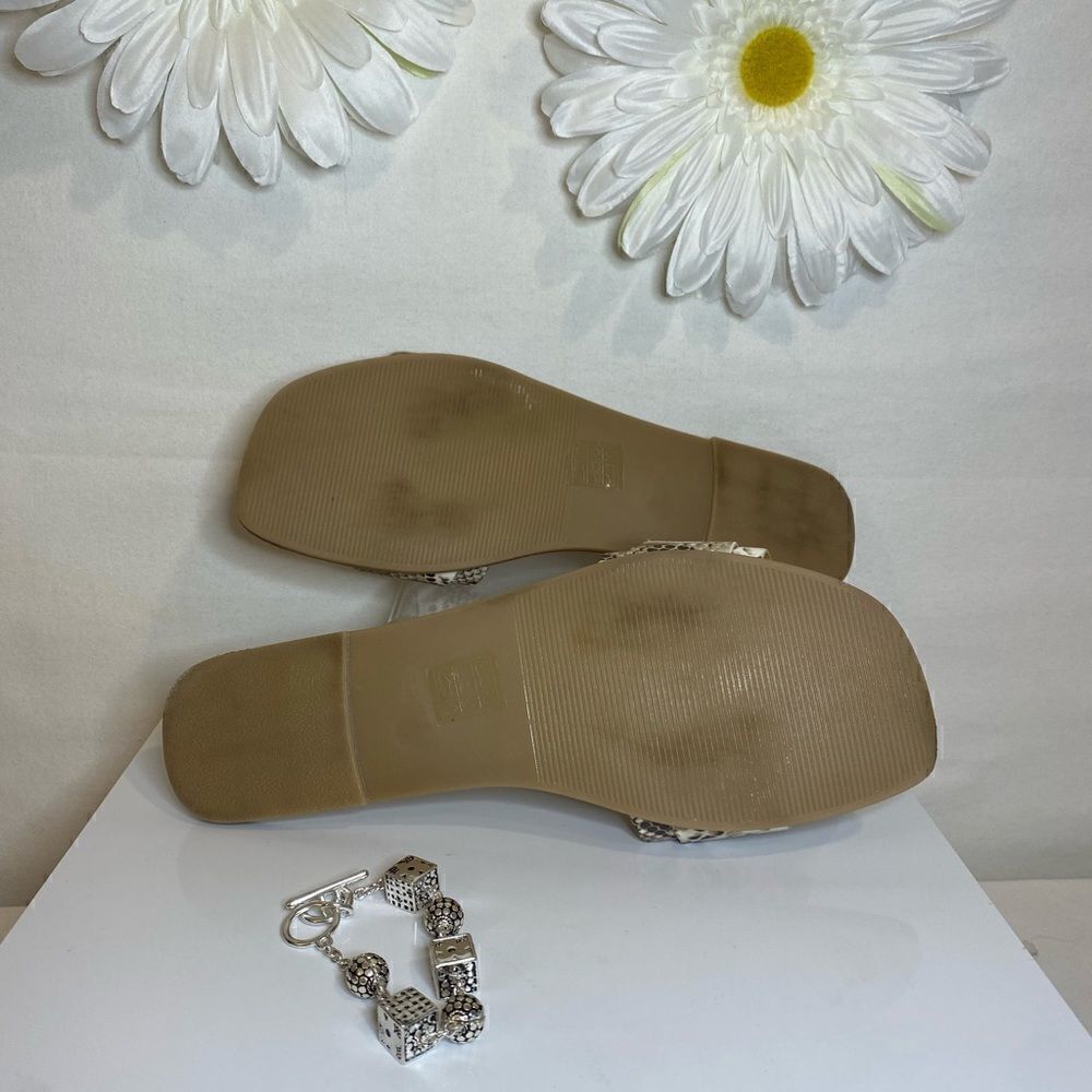 ASOS Snake Print Slip On Sandals - Picture 3 of 3